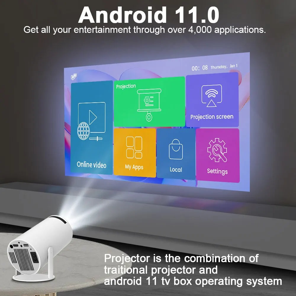 PROJECTOR ANDROID SMART2 BORREGO 4K