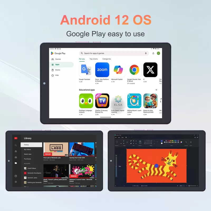 Cidea Tablette 9" CM915 512GB STOCKAGE ET 8GB RAM 5GLTE